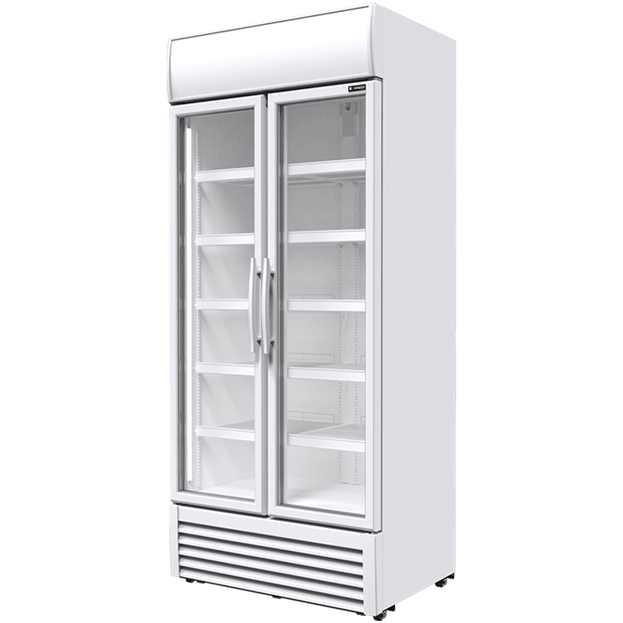 Used Refurbished Sanden Intercool SPU-1053 1055 Glass Door Cooler - Image 3