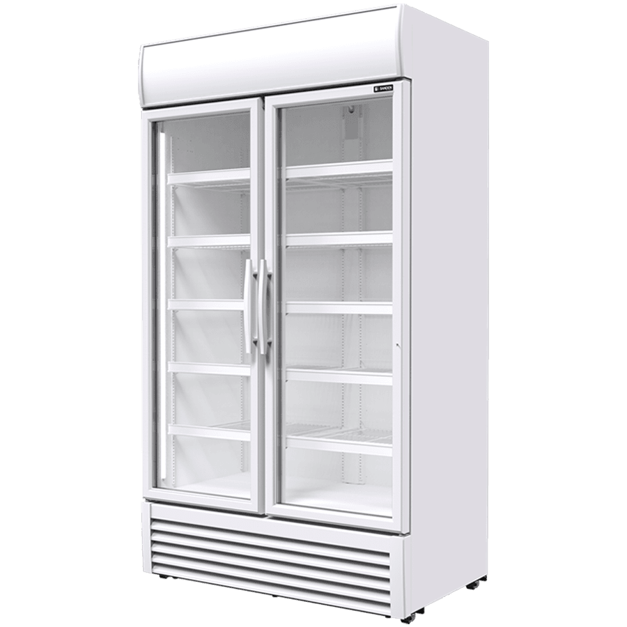 Used Refurbished Sanden Intercool SPU-1253 1255 Glass Door Cooler - Image 3