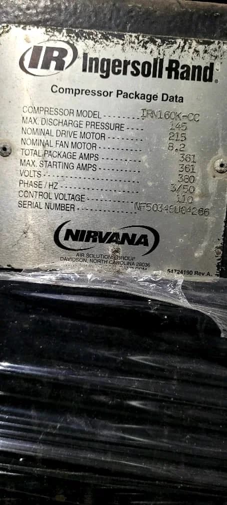 Ingersoll Rand Air Compressor 160kv | Industrial Power - Image 5