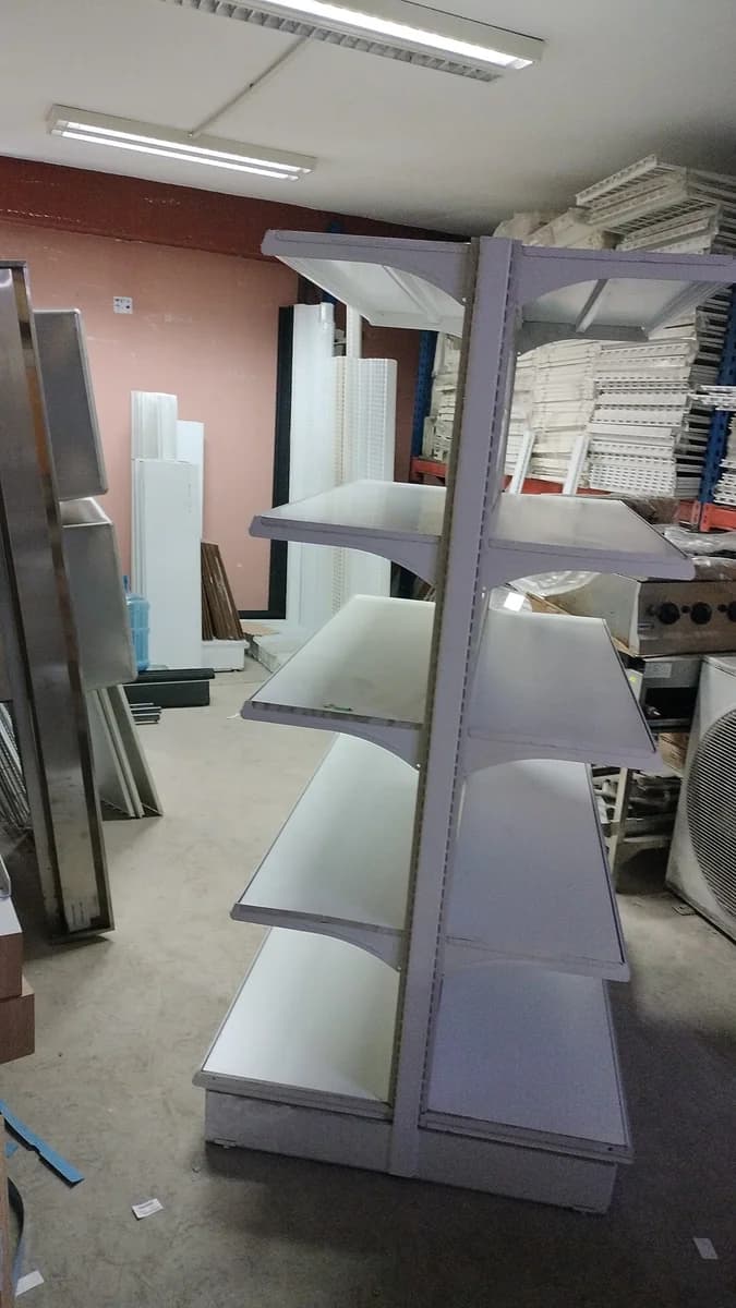 Solid Cool 4 sets Island Gondola Display Shelving Unit | H6' x L4' - Image 2