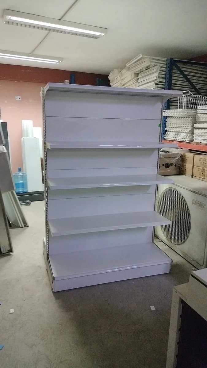 Solid Cool 4 sets Island Gondola Display Shelving Unit | H6' x L4' - Image 3