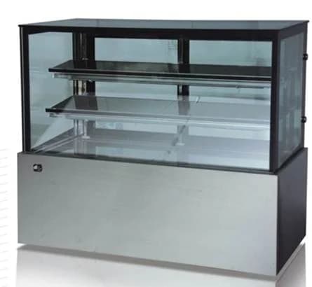 Display Case Cake Freezer | Two-Tiered Glass Display