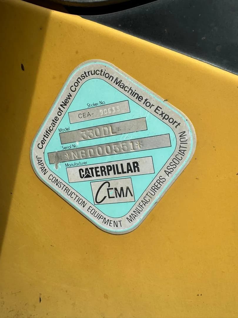 Caterpillar | Excavator | 330D | CAT0330DPNBD00551 | Heavy-duty construction equipment - Image 3