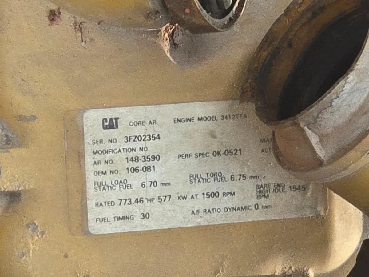 CATERPILLAR | Generator Set without Canopy | 650KVA | GS2 | Used - Image 10