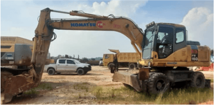 Komatsu Wheeled Excavator | PW160-7EO | Used | EK139 | 2011 | 13170 Hours - Image 1