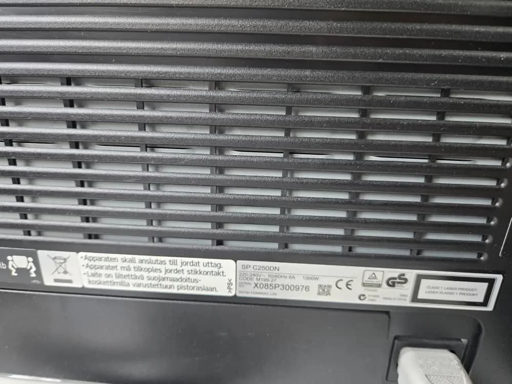 Ricoh SPC250DN Color Laser Printer | - Image 5