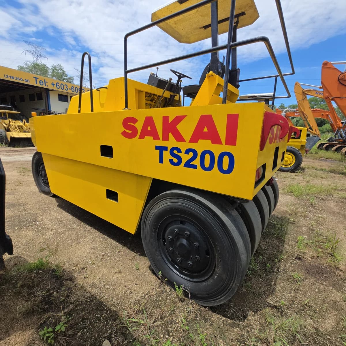 Sakai | Pneumatic Tire Road Roller | TS200 | 1994 | Used | BEC 1105 - Image 6