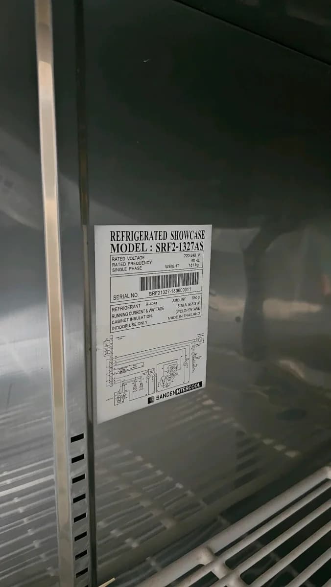 Sanden Intercool | Reach-In Freezer | SRF2-1327AS | NEW - Image 2
