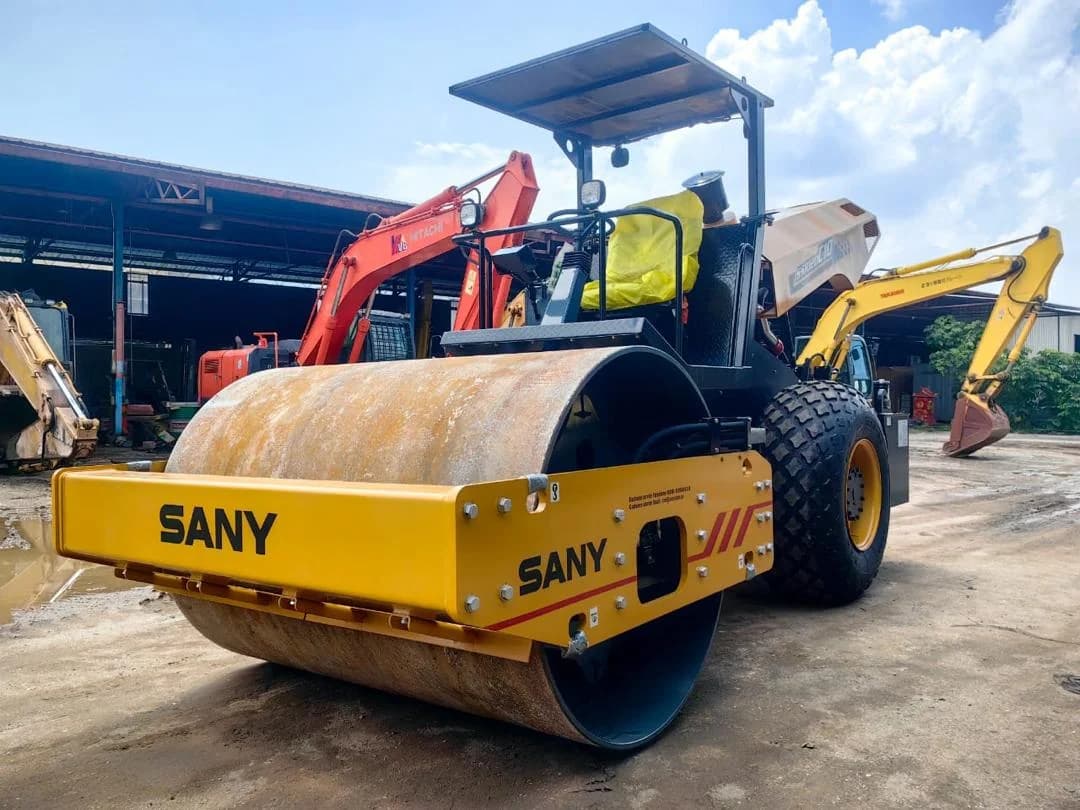SANY Compactor SSR120C-10 | Used Road Roller, Open Engine - Image 7