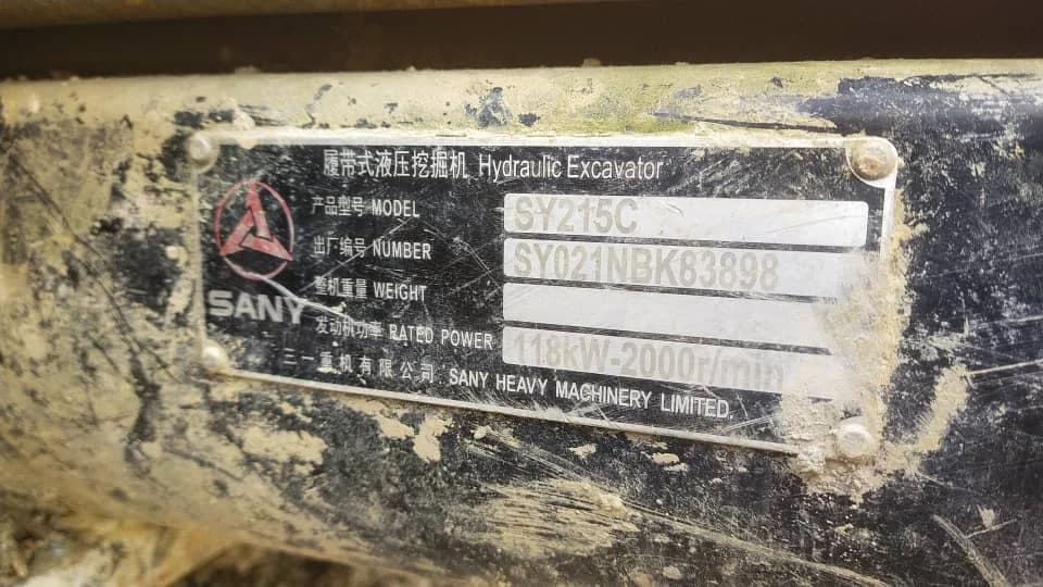 Sany | Excavator | SY215C | 2020 | Used | ES186 - Image 8