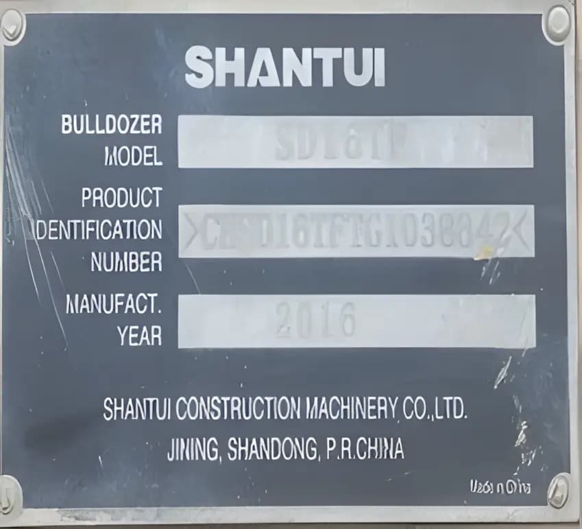 2017 Shantui SD16TF Forest Bulldozer | BD54 - Image 7