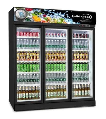 Solid Cool Commercial Refrigerator SC-3DT Eco | 3-Door Beverage Chiller - Image 1
