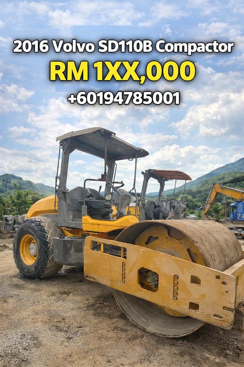 Volvo | Soil Compactor | SD110B | 2016 | Used | SE7-27 - Image 1